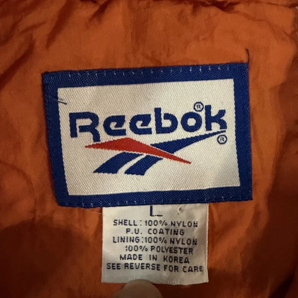 Reebok Texas Longhorns Orange White Black Windbreaker Jacket L